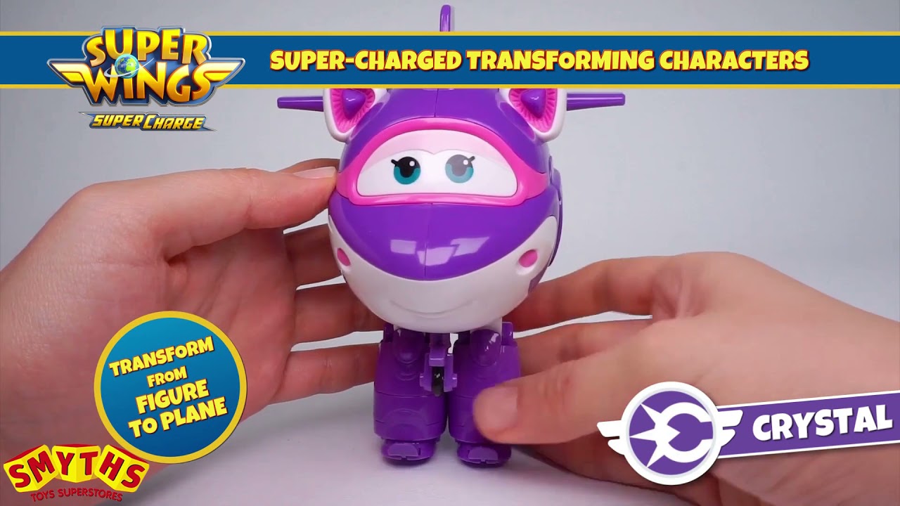Super Wings Transforming-Supercharged Crystal - Smyths Toys