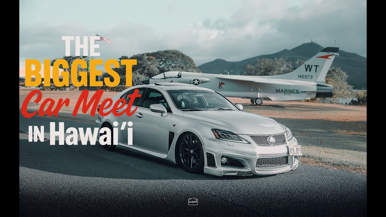 Еду на свою Lexus ISF на КРУПНЕЙШУЮ автомобильную встречу на Гавайях.