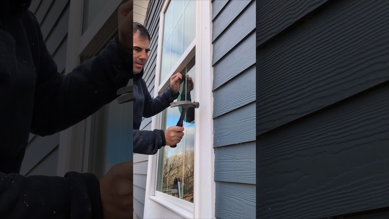 Montaż nowego okna &ndash; krok po kroku Listwa PCV #royalpvc #pvctrim #windowtrim #royaltrim #pvc #carpenter