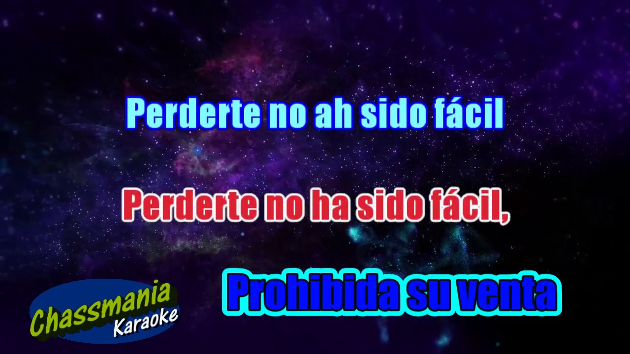 Monchy & Alexandra No Ha Sido Fácil Karaoke