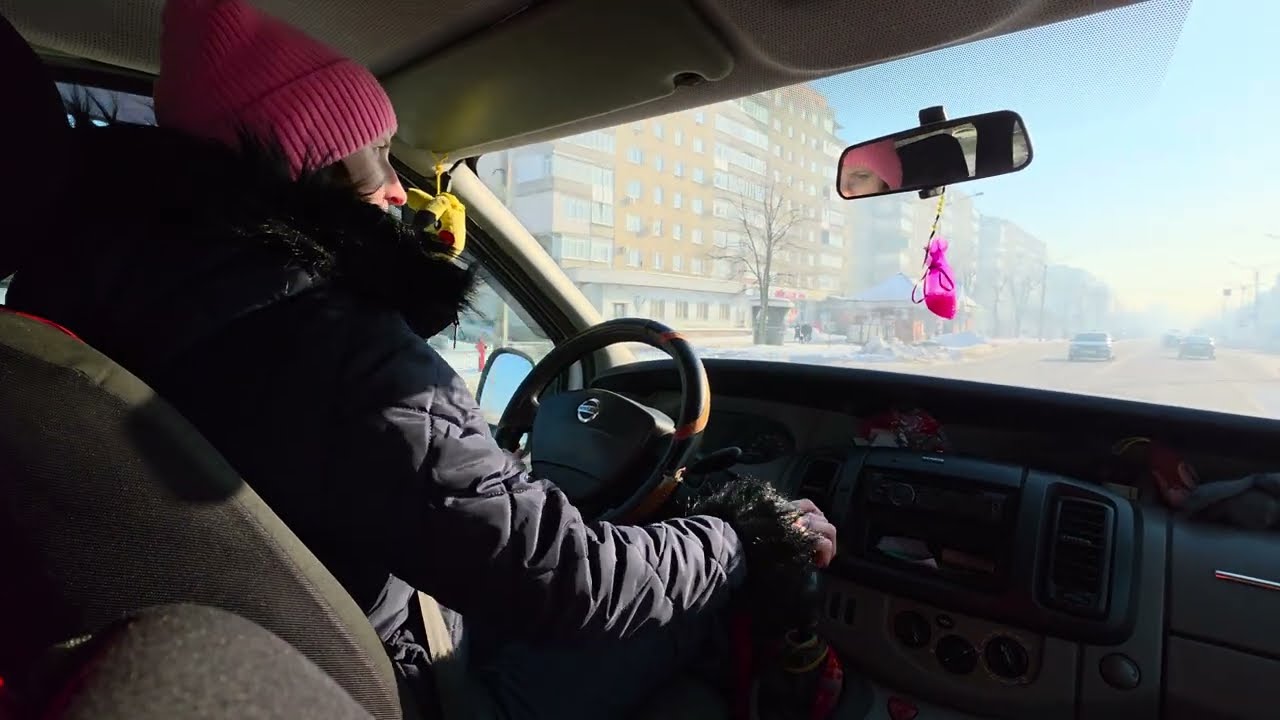 ASMR | Anti-Stress Driving: Manual Transmission Routine 🎀 WOMAN DRIVING OLD CAR 
