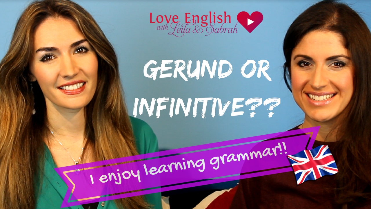 English Grammar Lesson - Learn Gerunds and Infinitives Part 1