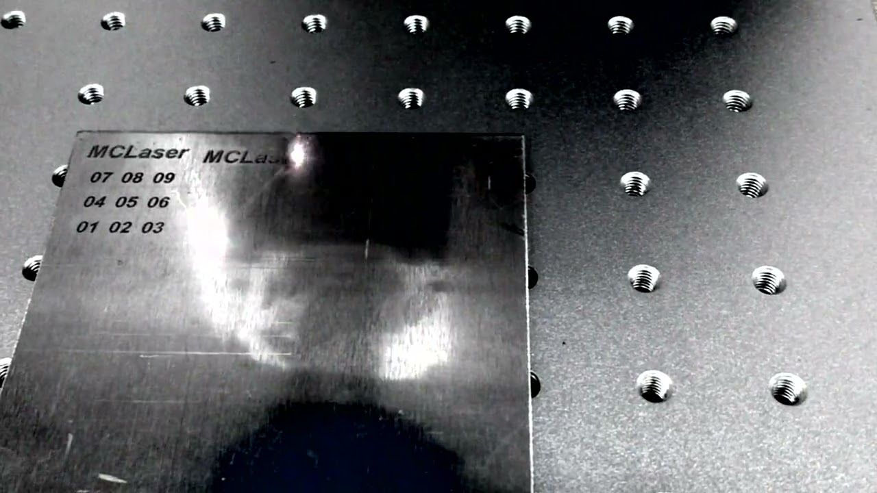 ✅ Волоконный лазерный маркер MCLaser 1010 VG 50W гравировка по металлу.