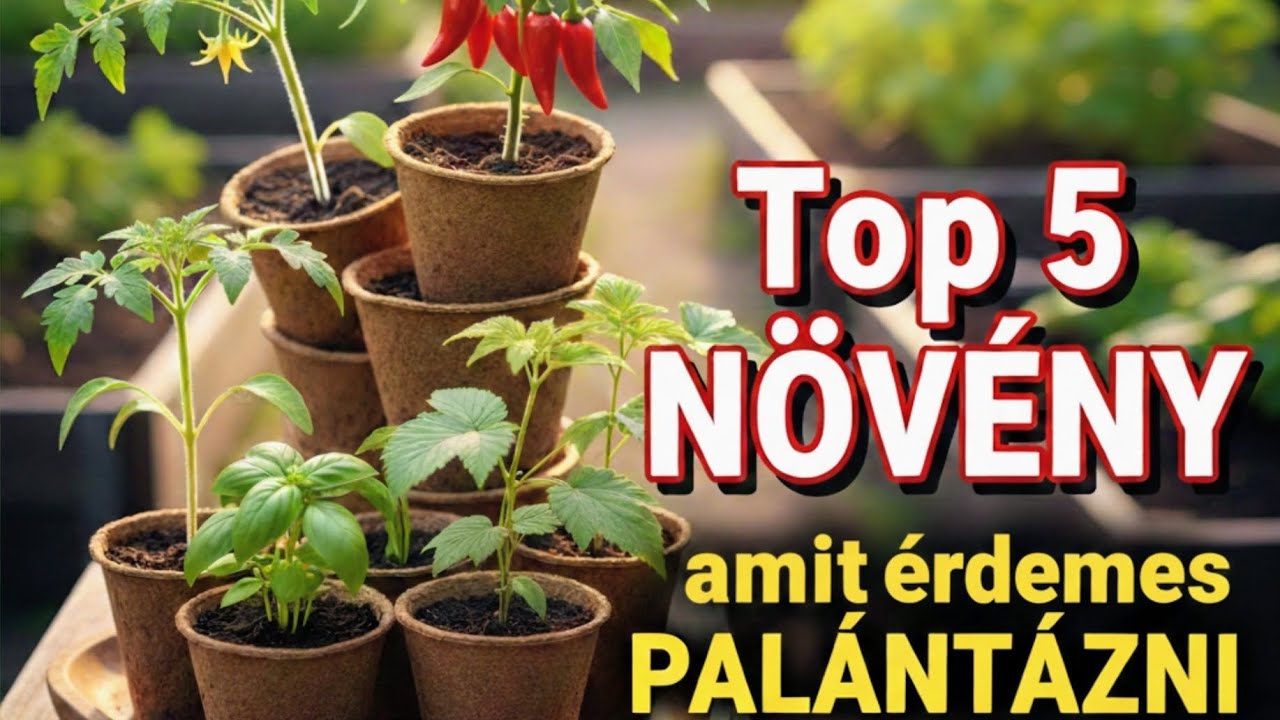 TOP 5 NÖVÉNY, amit érdemes PALÁNTÁZNI 