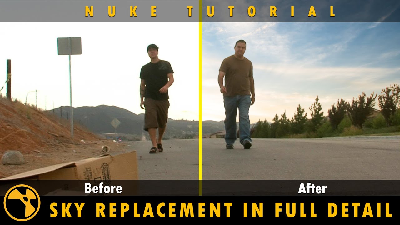 NUKE TUTORIAL :- Sky Replacement In Full Detail || Spectra FX Hub ||