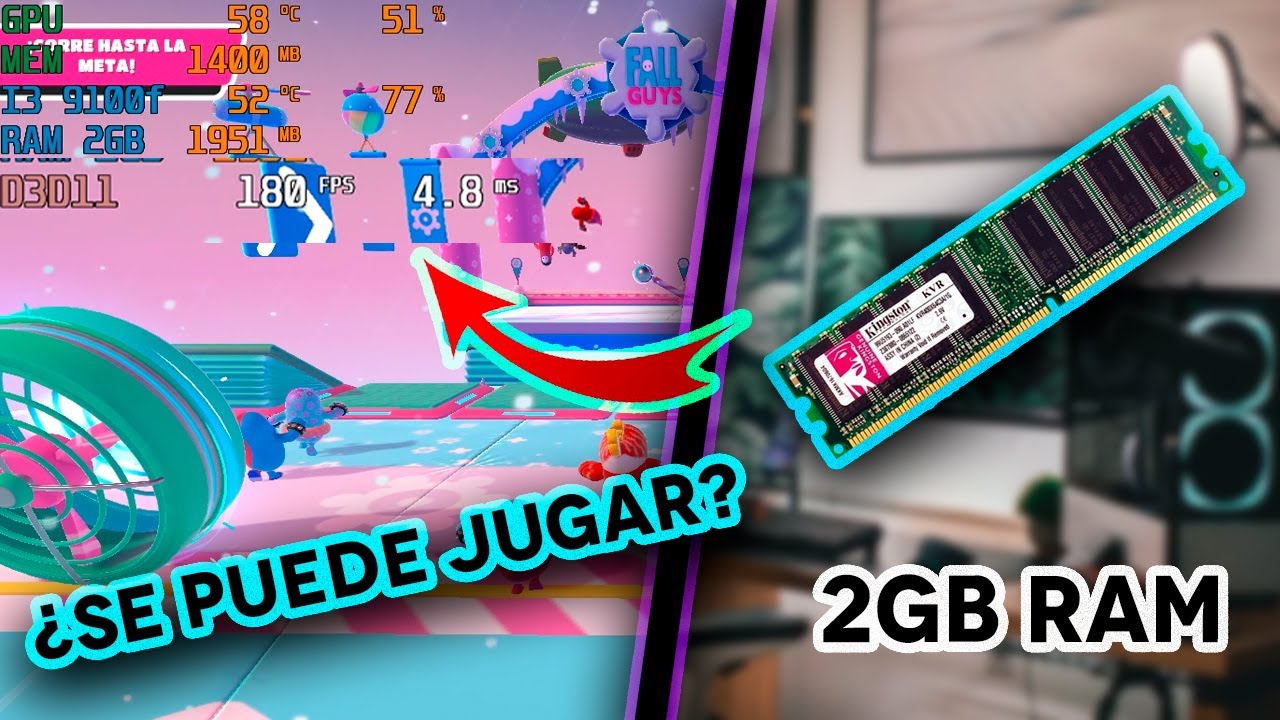 &iquest;SE PUEDE JUGAR FALL GUYS CON 2GB DE RAM?