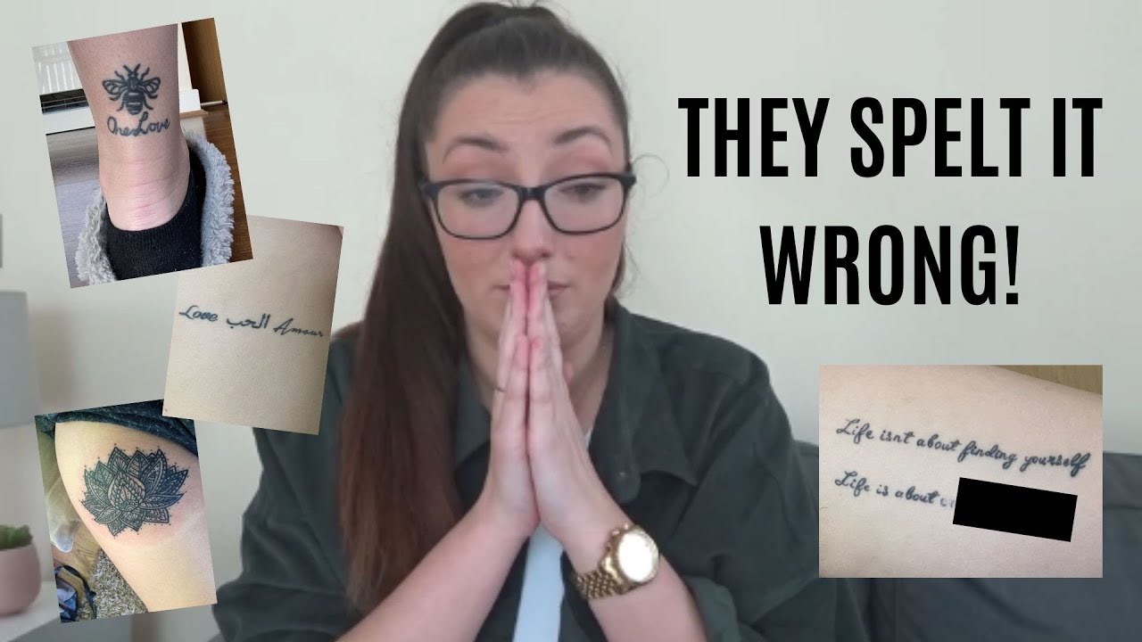 THEY SPELT IT WRONG!!! MY PIERCINGS AND TATTOOS//LAUREN MEE
