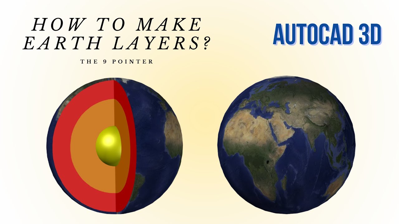 How to make Earth and Earth Layers in AutoCAD-3D?