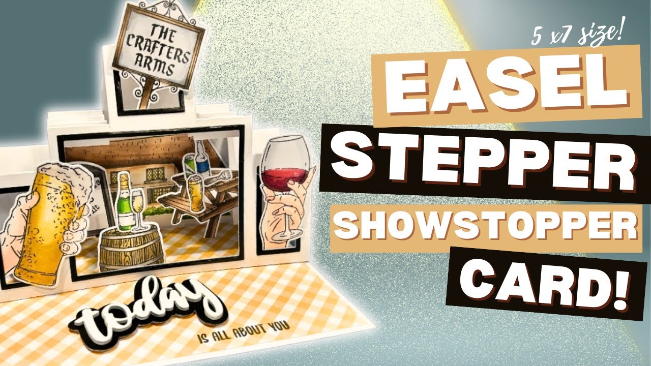 Open Aperture Easel Stepper Card | Showstopper Collection