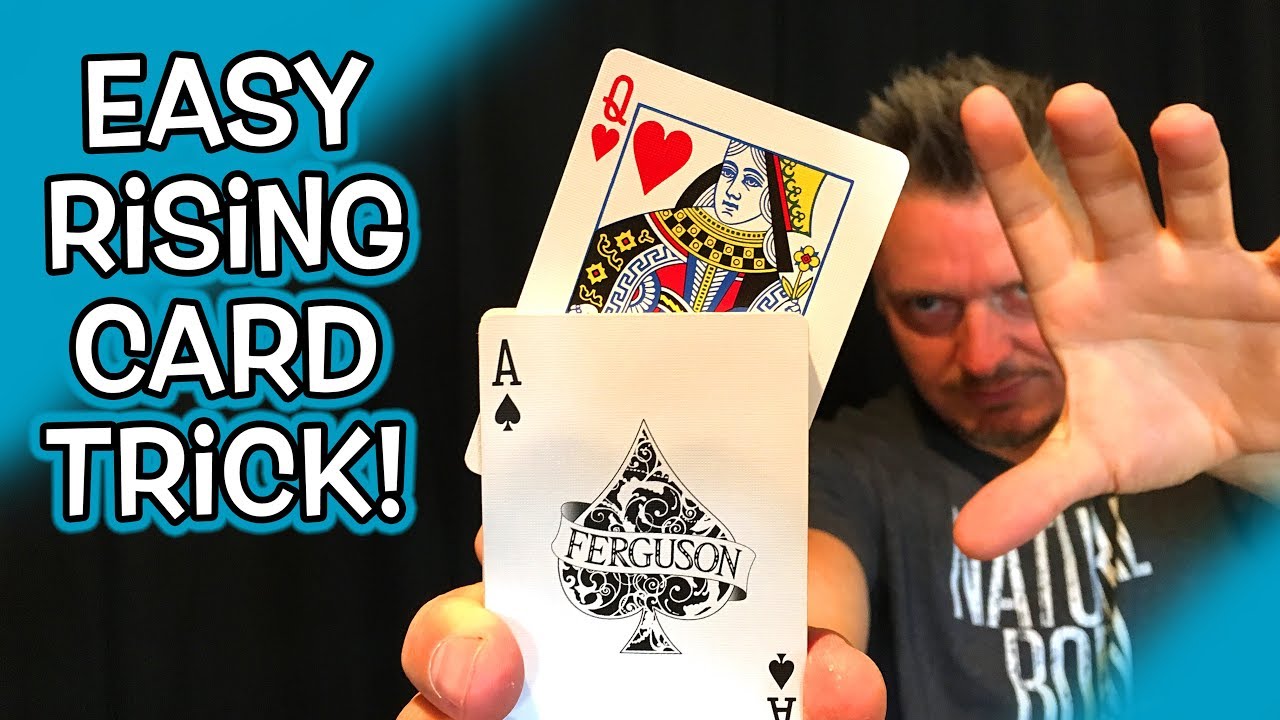 How to Do Levitating Magic Rising Card Trick! **EASY!**