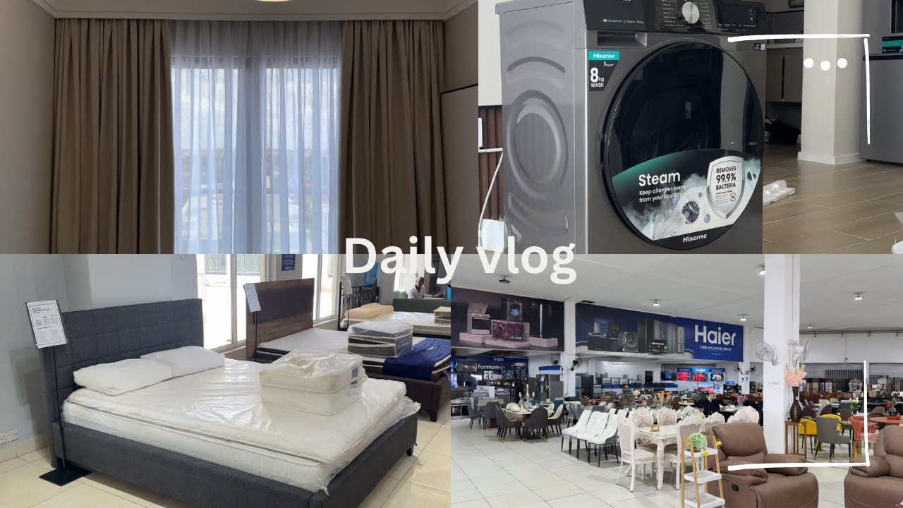 New apartment diaries | New curtains | lots of purchases and unboxing | life of a Kenyan boy