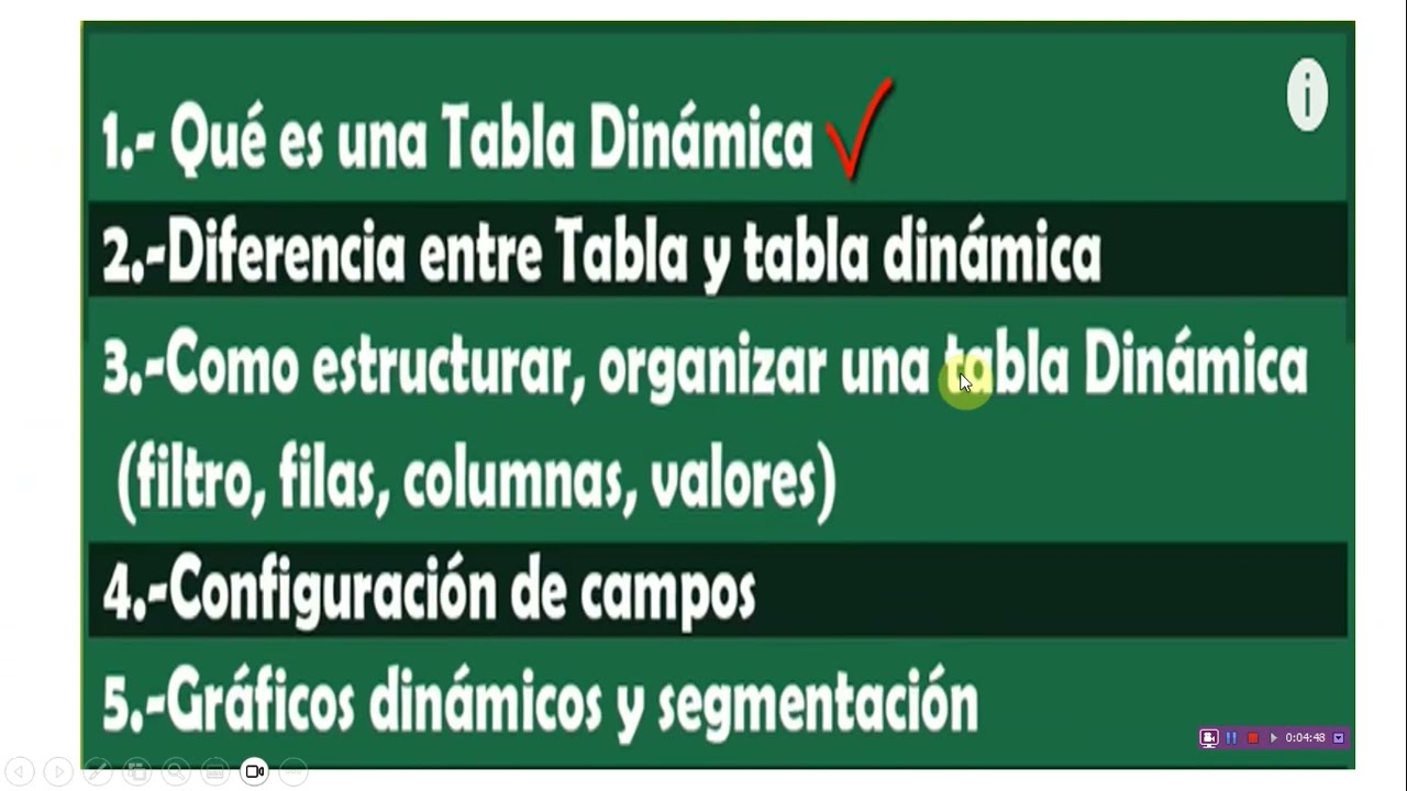 Informática Tablas dinámicas 2025