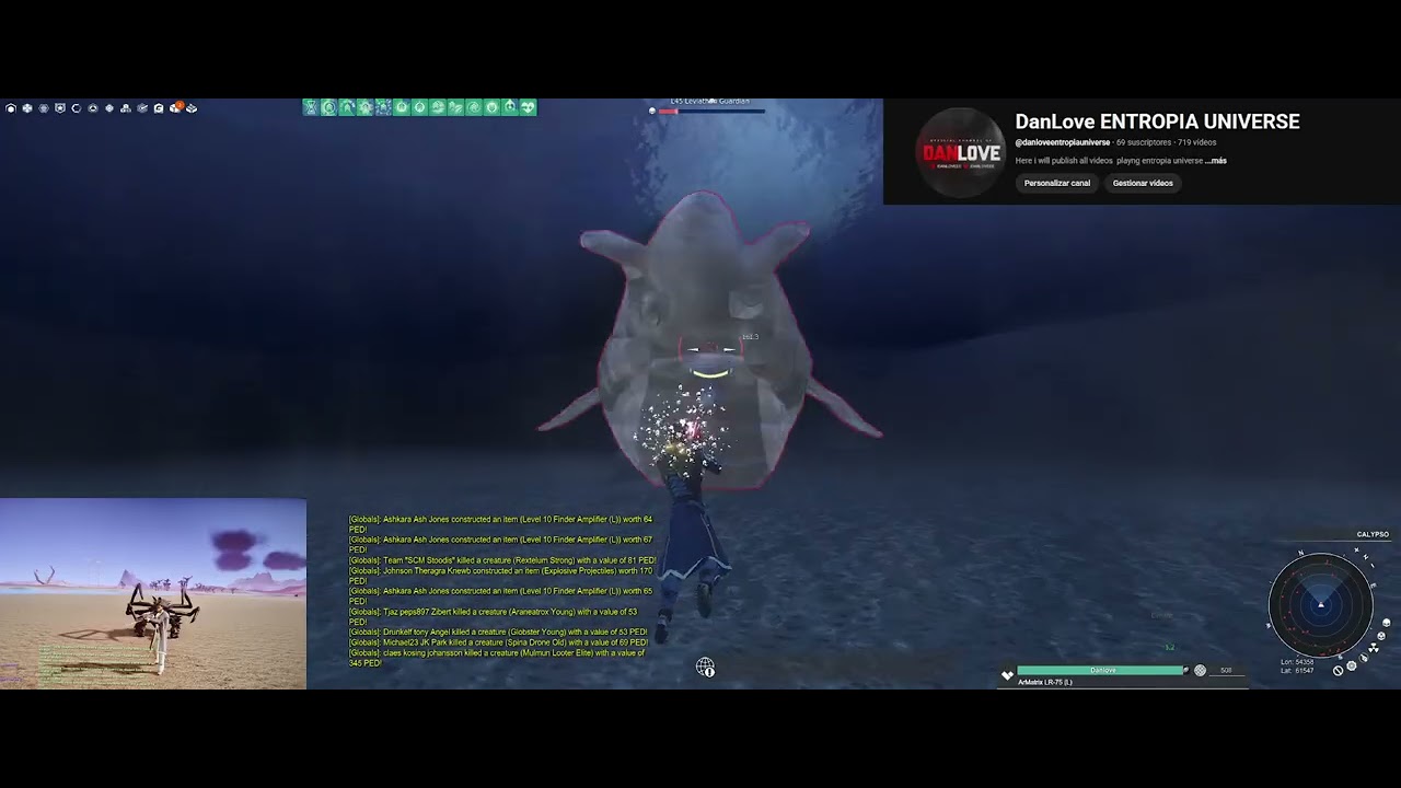 Entropia Universe Leviathan 7 Globals