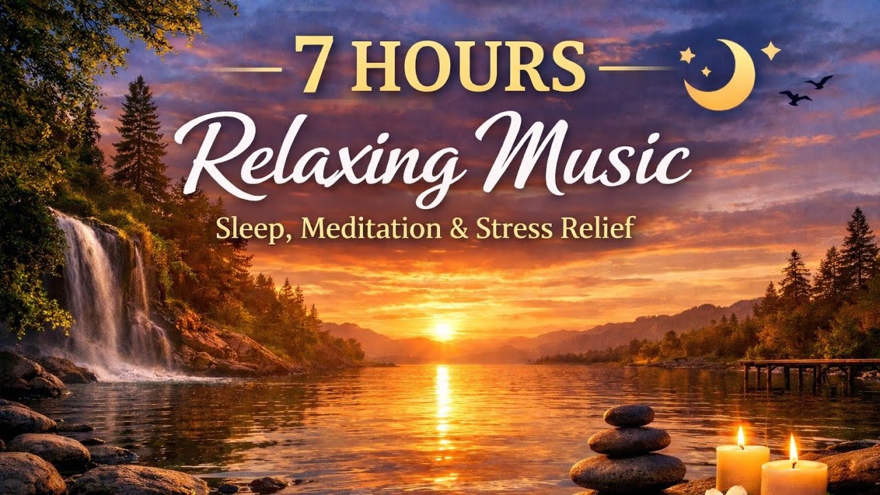7 Hours Relaxing Music 🌙 Deep Sleep Music | Stress Relief, Meditation & Calm Mind
