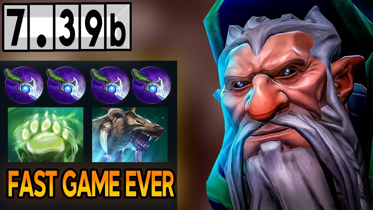Lone Druid - FAST GAME EVER! [Full Match Gameplay Dota 2] 7.39b