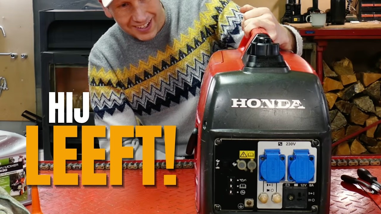 Honda EU20i Generator Opknappen - Eerste Start!
