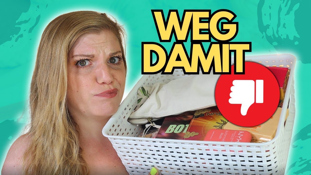 FINGER WEG ❌ Beauty Flop Produkte August 2024 🗑️ Make Up & Pflege DECLUTTER