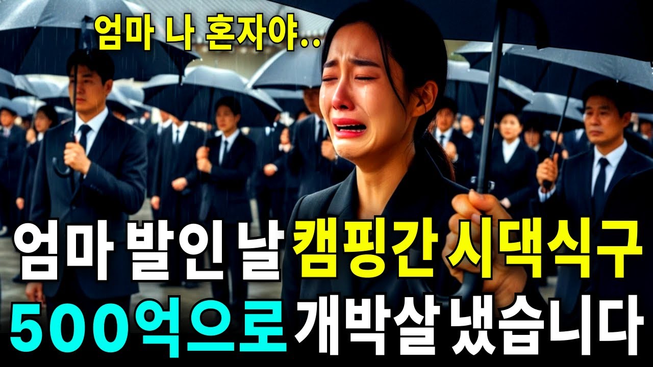 친정엄마 발인 날, 시댁은 캠핑 가더니… 상속받은 건물이 500억인줄 몰랐지?