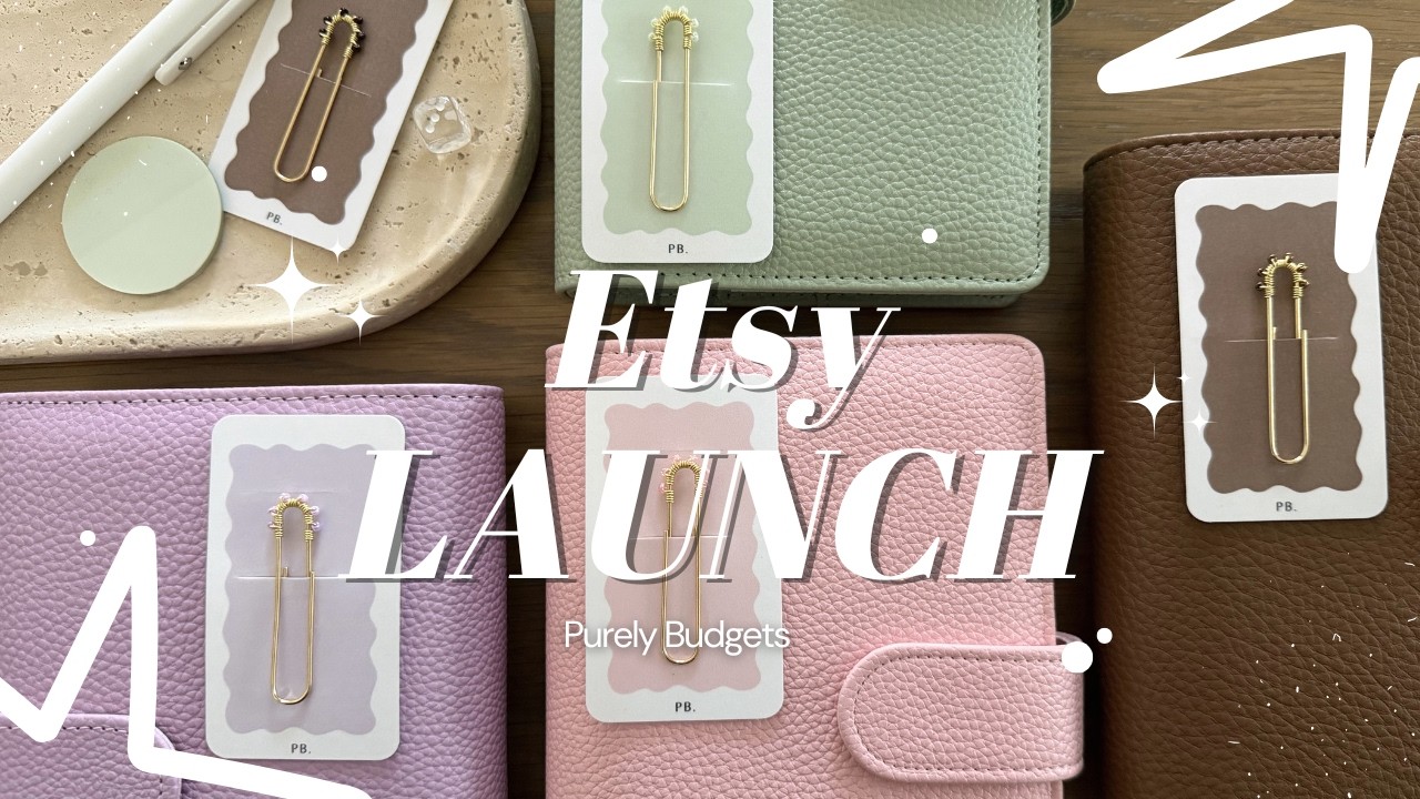 Новый товар на Etsy | Пополнение запасов Love,Gilded | Папки и скрепки