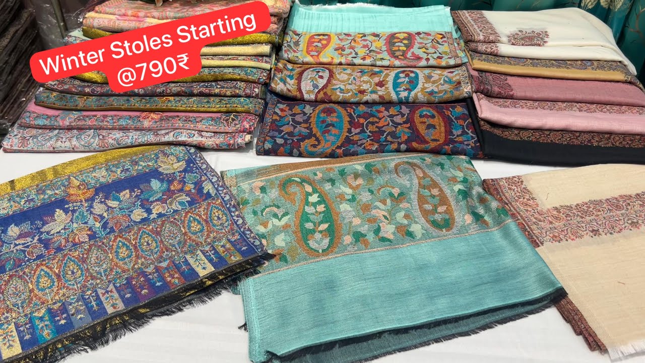 17-Jan-26 | Winter Stoles Starting @790₹ | WhatsApp to order: +91-7051012285