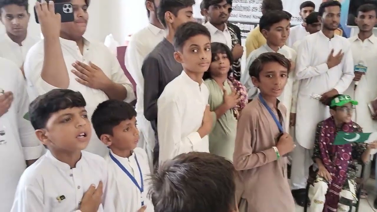 National Anthem ❤️14 August Independence Day Habib's English Academy 