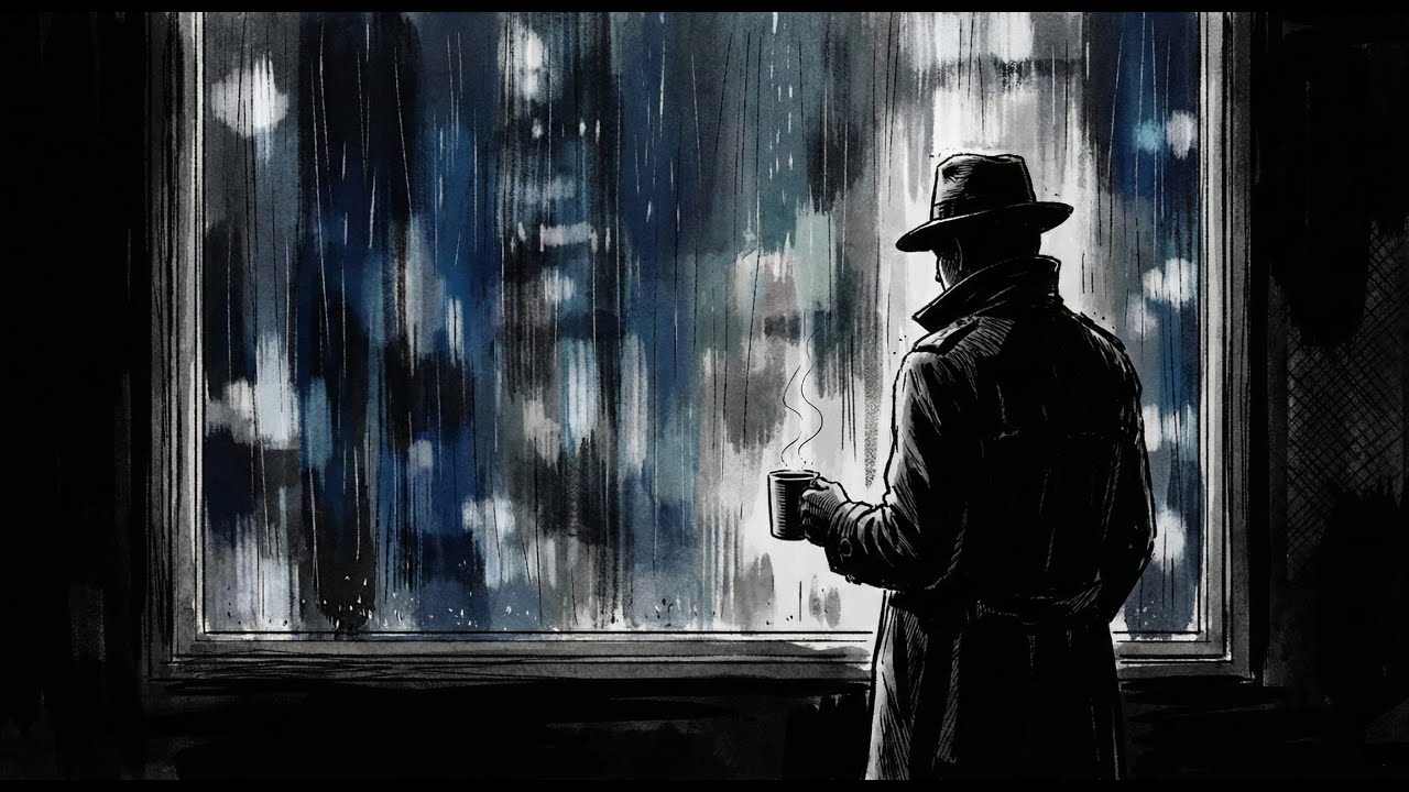 Rainy Noir Jazz | Deep Focus & Melancholic Vibes