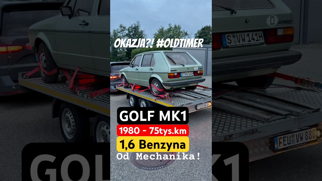 Golf MK1 z 1980 z Niemiec! Tylko 75 tys. km?! Automat! Od Mechanika! Czy to prawdziwa perełka? #golf