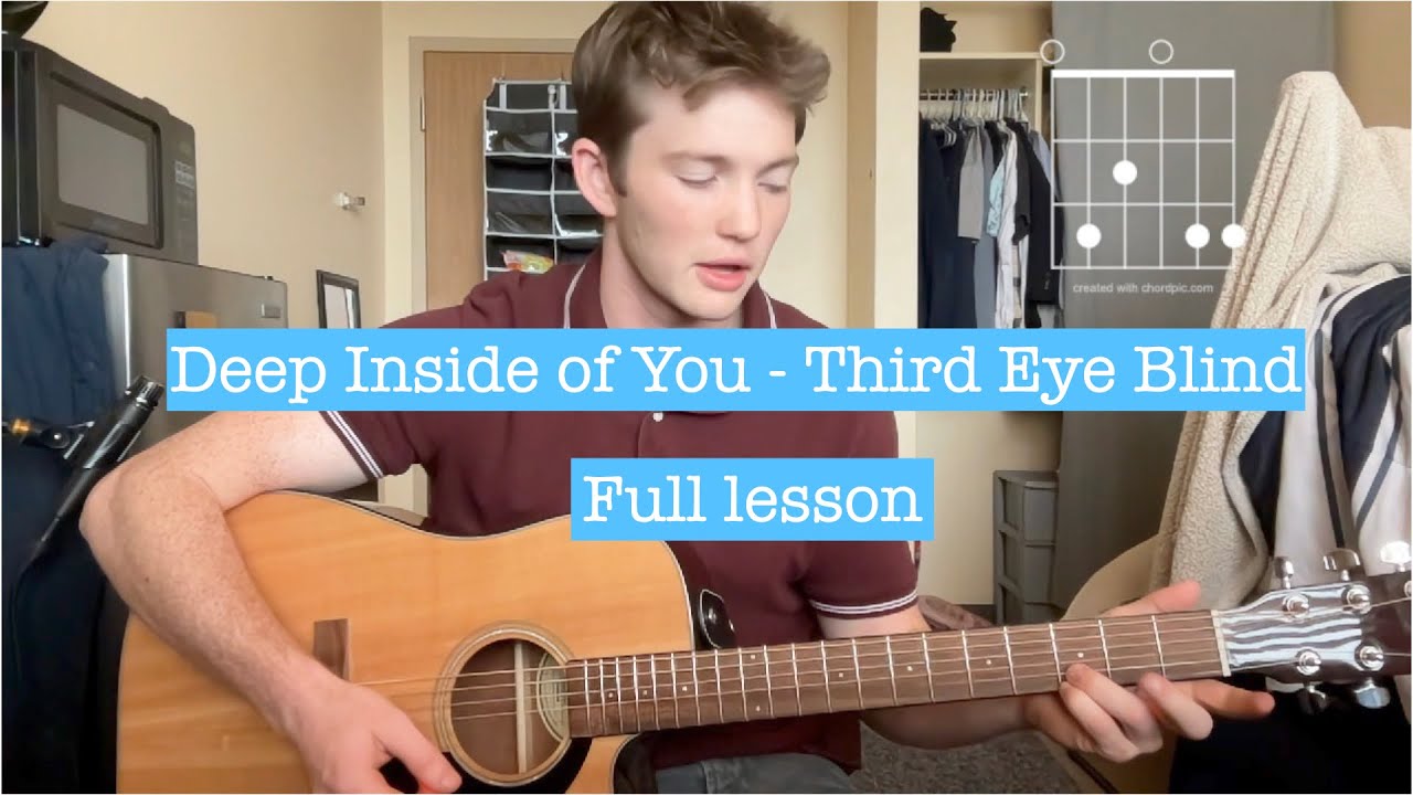 Deep Inside Of You - Guitar Lesson / Tutorial - Beginner Friendly