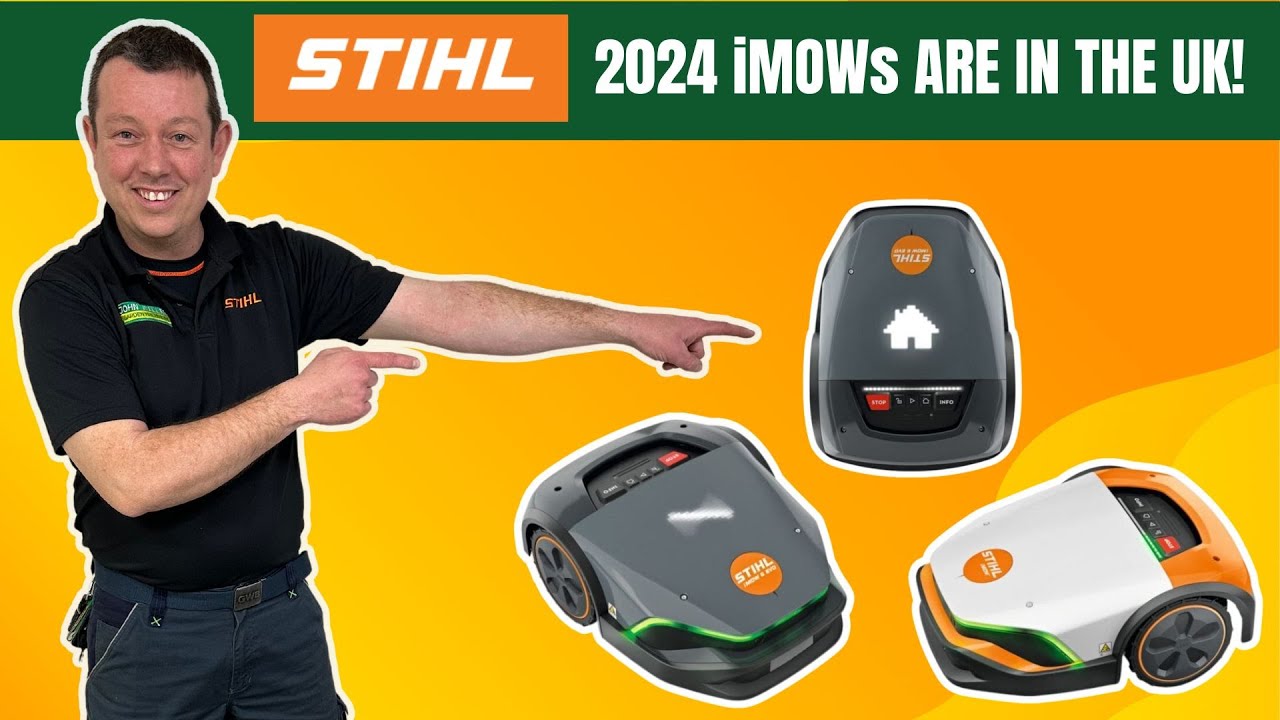 NEW Stihl 2024 iMOW's are FINALLY in the UK!! New upgrades take this robotic mower to another level💪