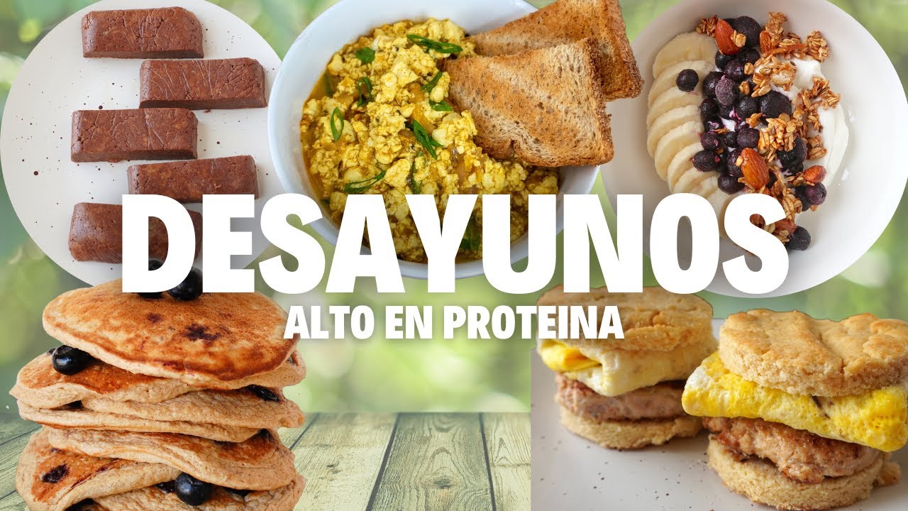 5 Desayunos saludables altos en proteína: Aumenta masa muscular