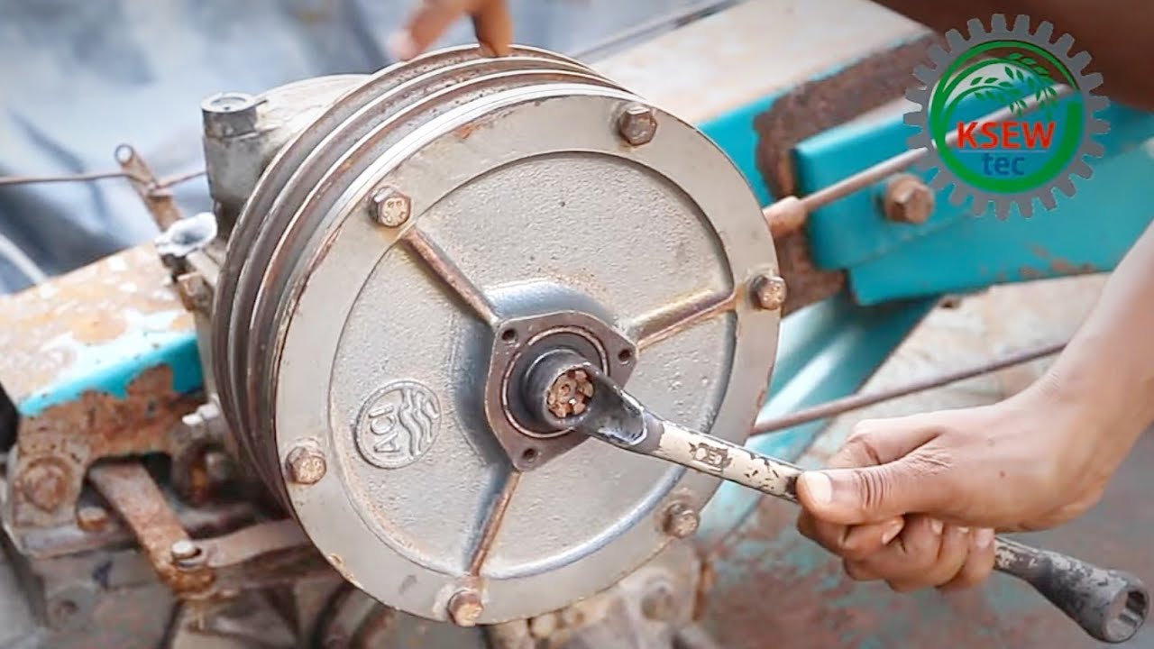 Power tiller clutch remove very easily.