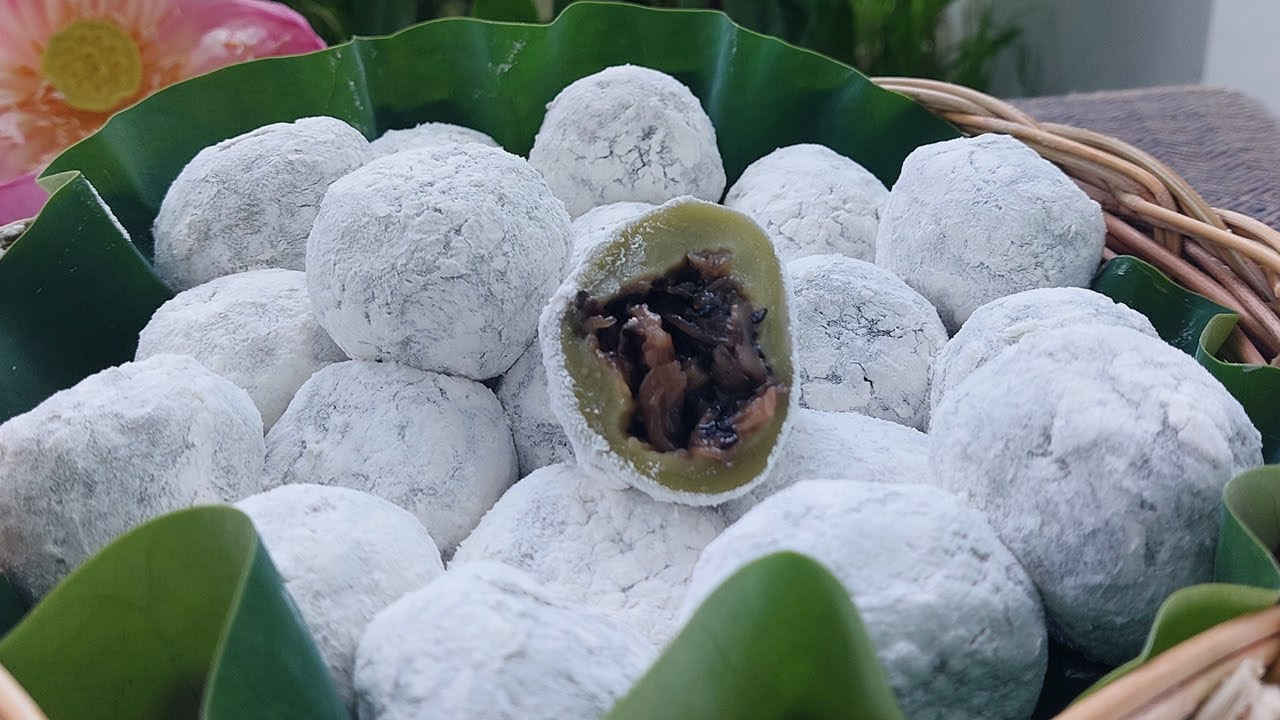 នំក្រឡោជី (Mochi cake, Kalorgy)