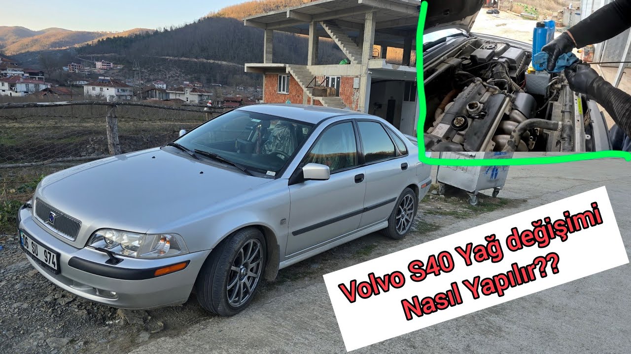 Volvo S40 Arabamın Motor Yağını Değiştirdim Yazlık Lastikli Jantlar Çok Yakıştı