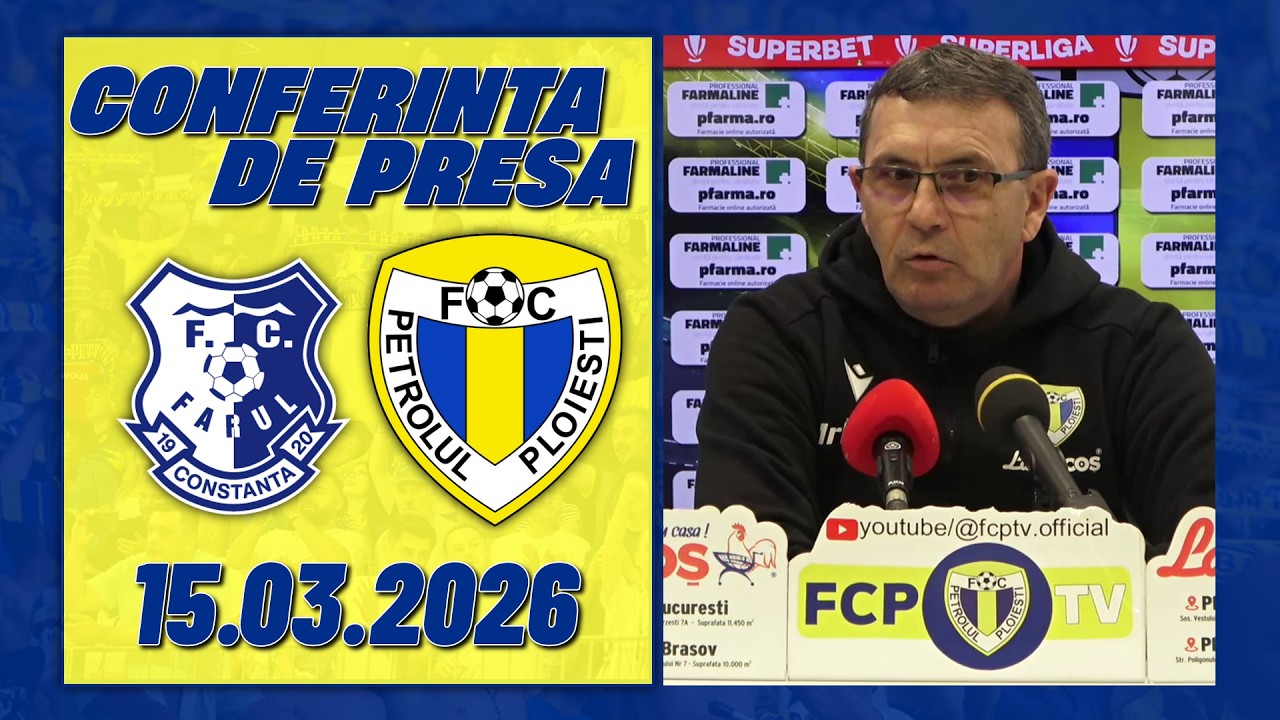 LIVE | CONFERINTA DE PRESA PRE-MECI | FARUL - PETROLUL