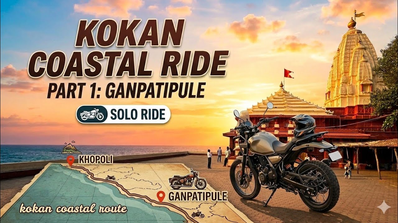 Khopoli To Ganpatipule Bike Ride || Kokan Coastal Ride || Himalayan 450 || 