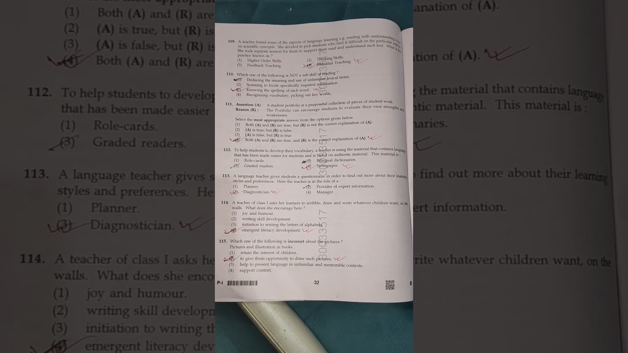 CTET 8 February 2026 English Language Paper 1 Complete Answer Key.