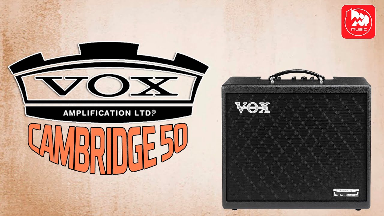 Гитарный моделирующий комбоусилитель VOX CAMBRIDGE 50 с аудиоинтерфейсом