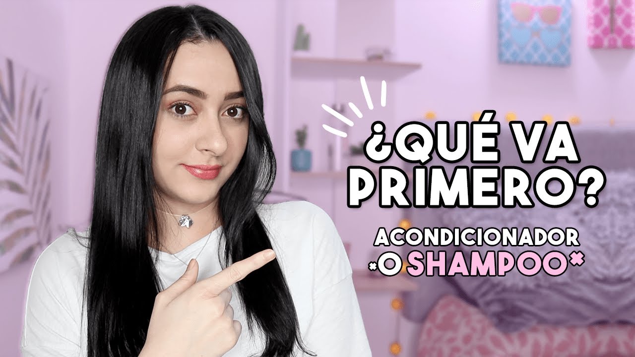 ¿Primero va el SHAMPOO o el ACONDICIONADOR? 🤔 Método PRE-POO ¿Cómo lavar el Cabello Correctamente?