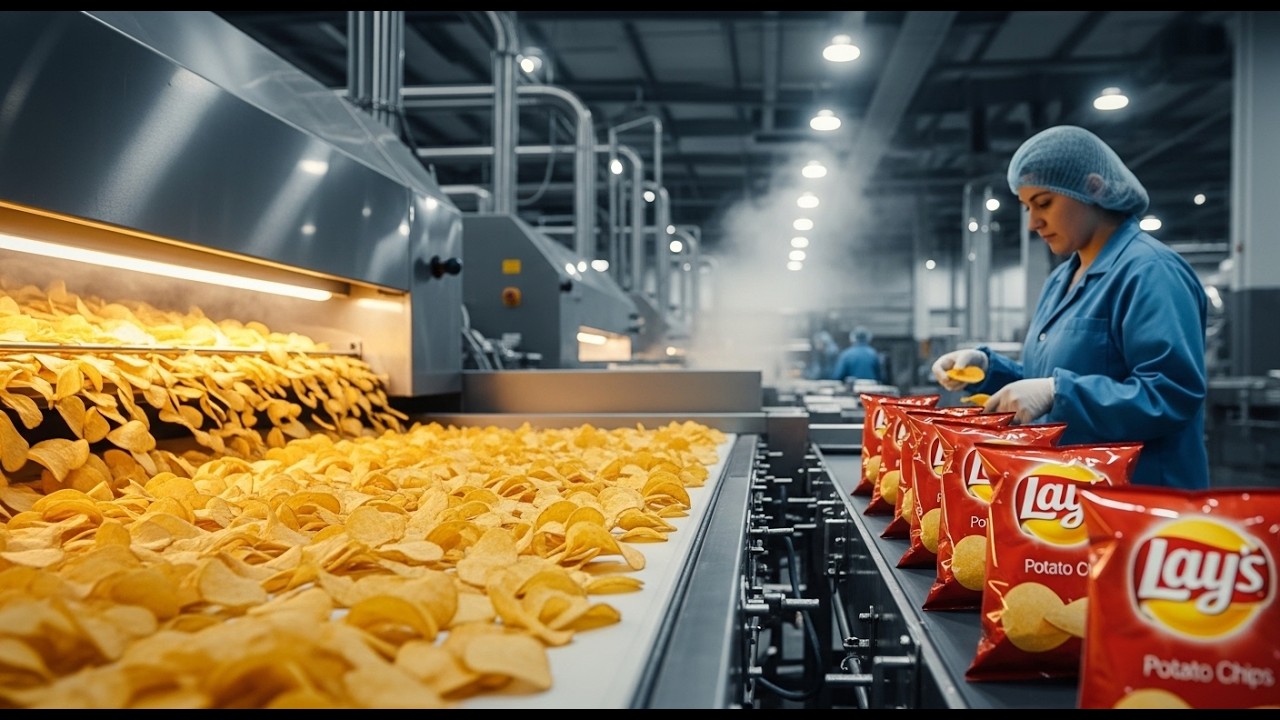 How Lay’s Chips Are Made | Inside a Modern Potato Chip Factory (Full Process)