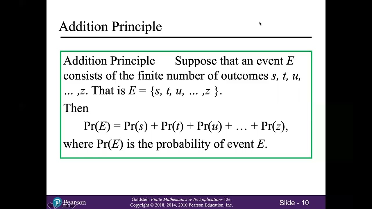 6.2 Assignment of Probabilities