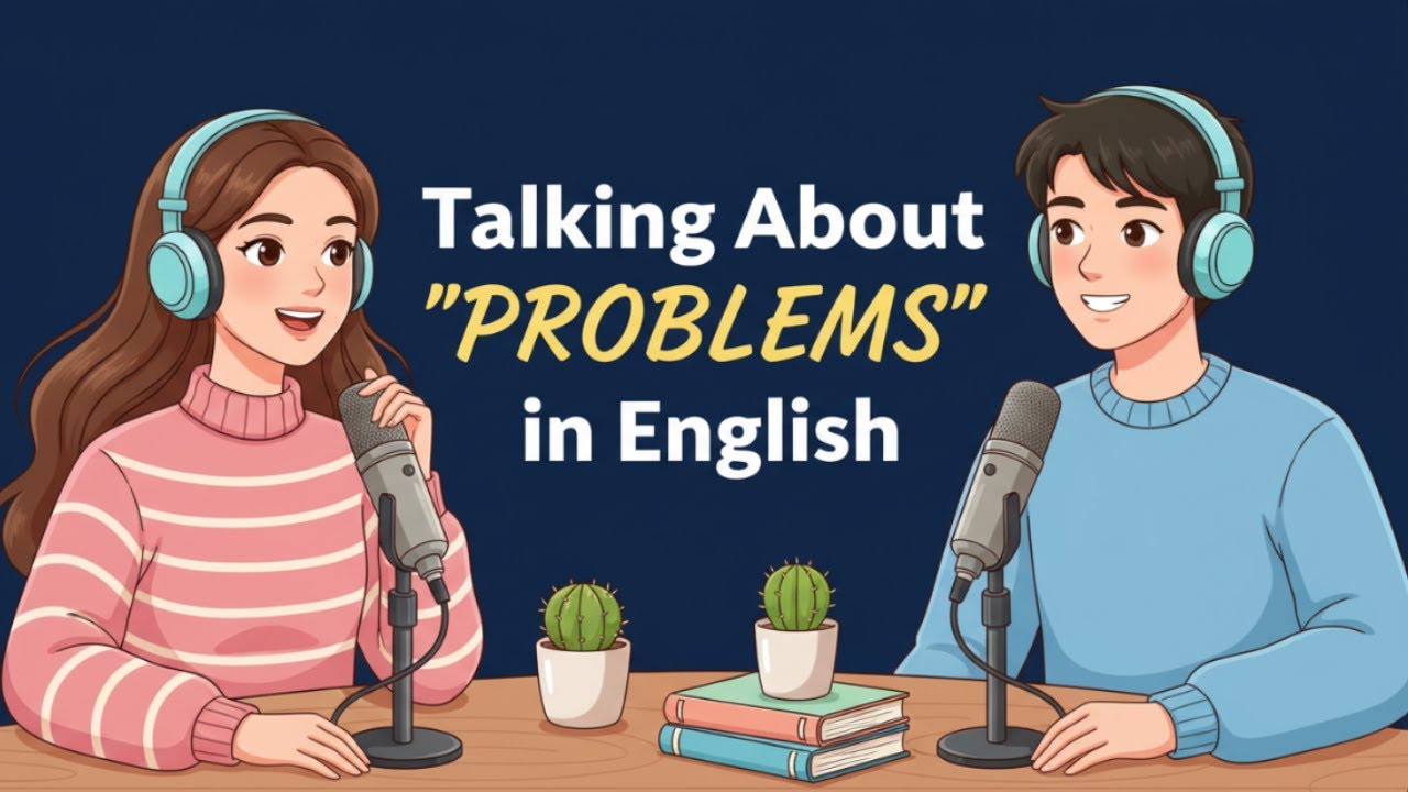 Talking About Problems | Easy English Practice Conversation | English Podcast