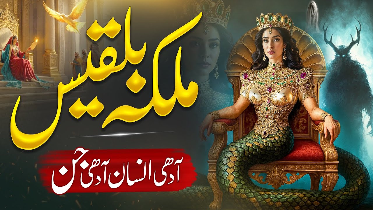 Malika Bilqees Jin thi ya Insan | Half Jin And Half Human | Quranic Story | Almufeed Islamic