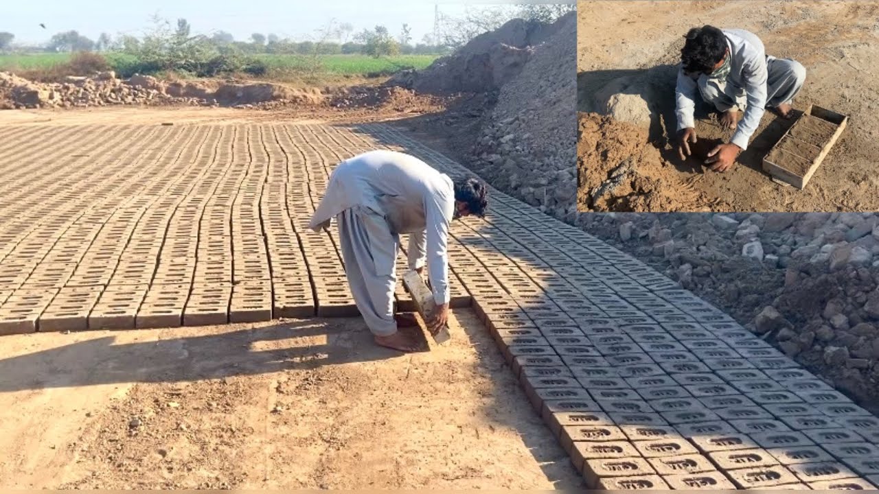 How Bricks Are Made by Hand | Traditional Brick Making by Hand | Millions of Bricks | Old style work
