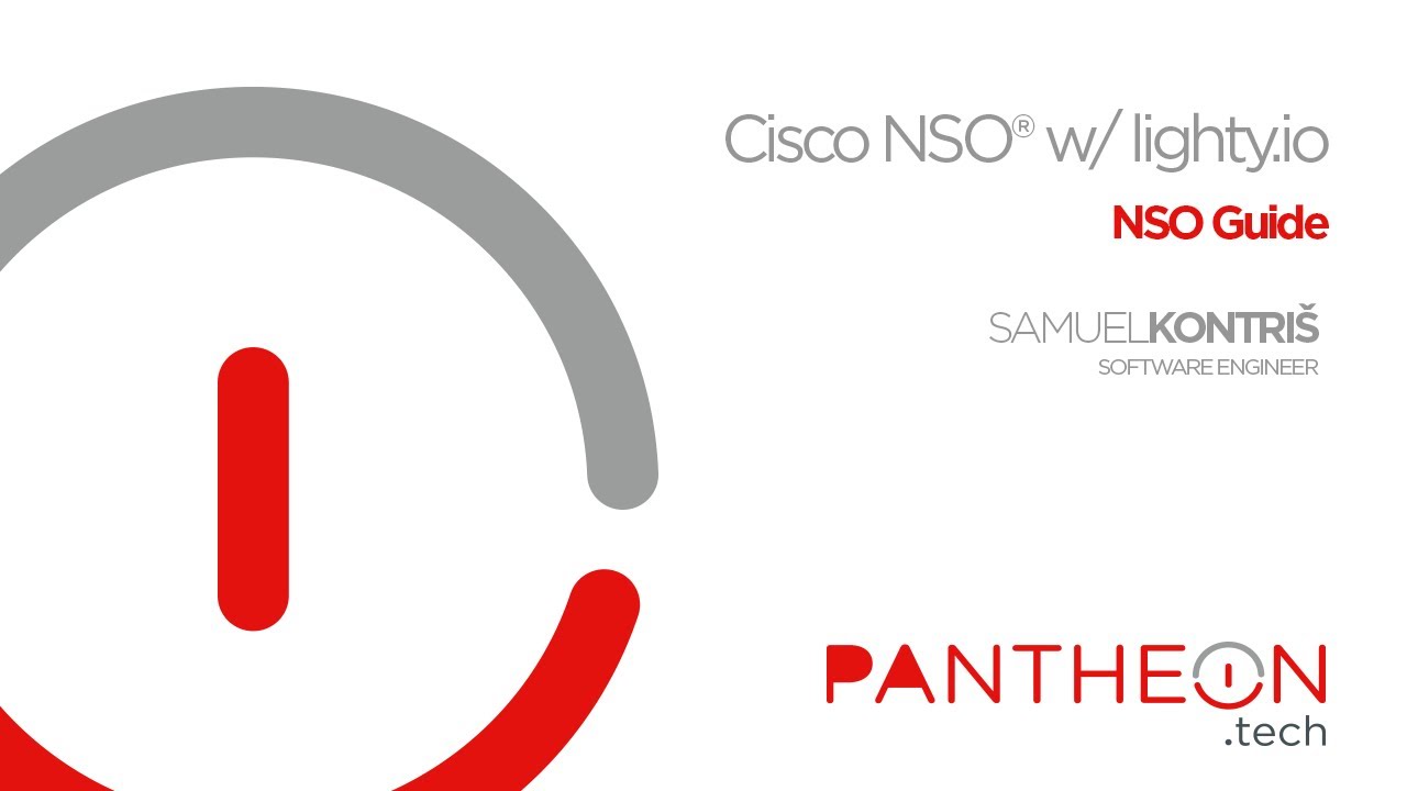 [NSO Guide] Cisco NSO&reg; w/ lighty.io