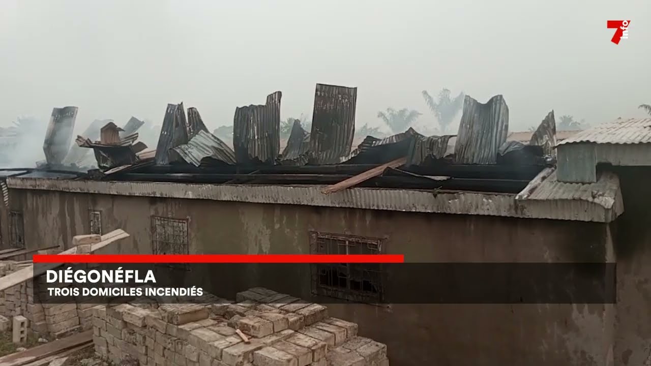 Drame à Diégonéfla : trois maisons partent en feu