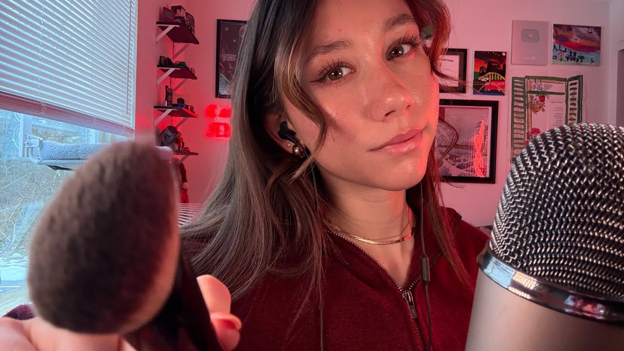 ASMR | Doing Your Makeup (Mouth Sounds and Visuals)