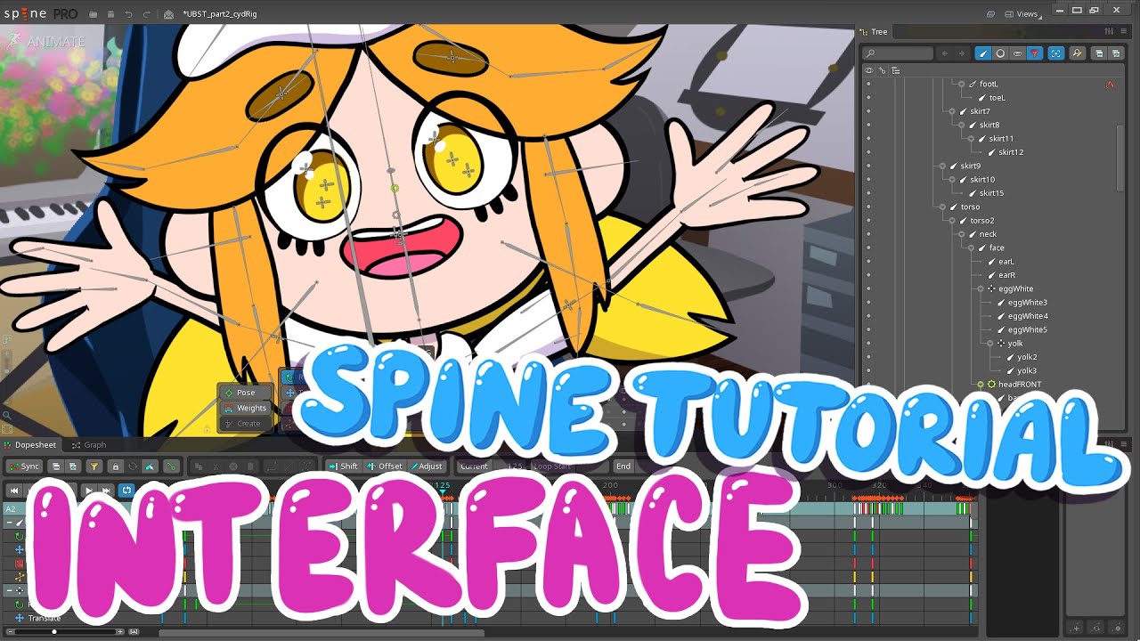 Полное руководство для начинающих по Spine 2D: Часть 1. Интерфейс