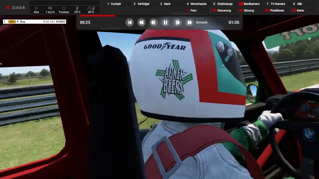 Automobilista 2 in VR, Testfahrt