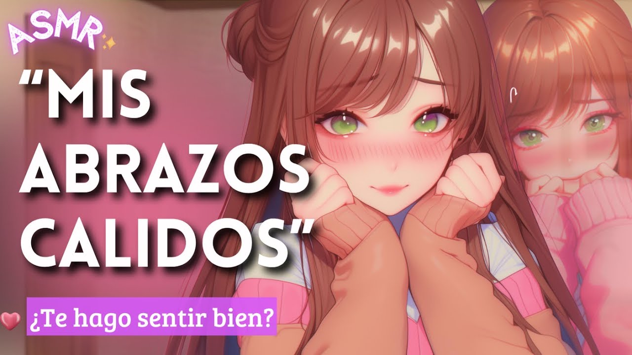 🐰💞 Amiga dulce y pegajosa te ABRAZA sin soltarte 😳🫂 | 🎧 ASMR Roleplay
