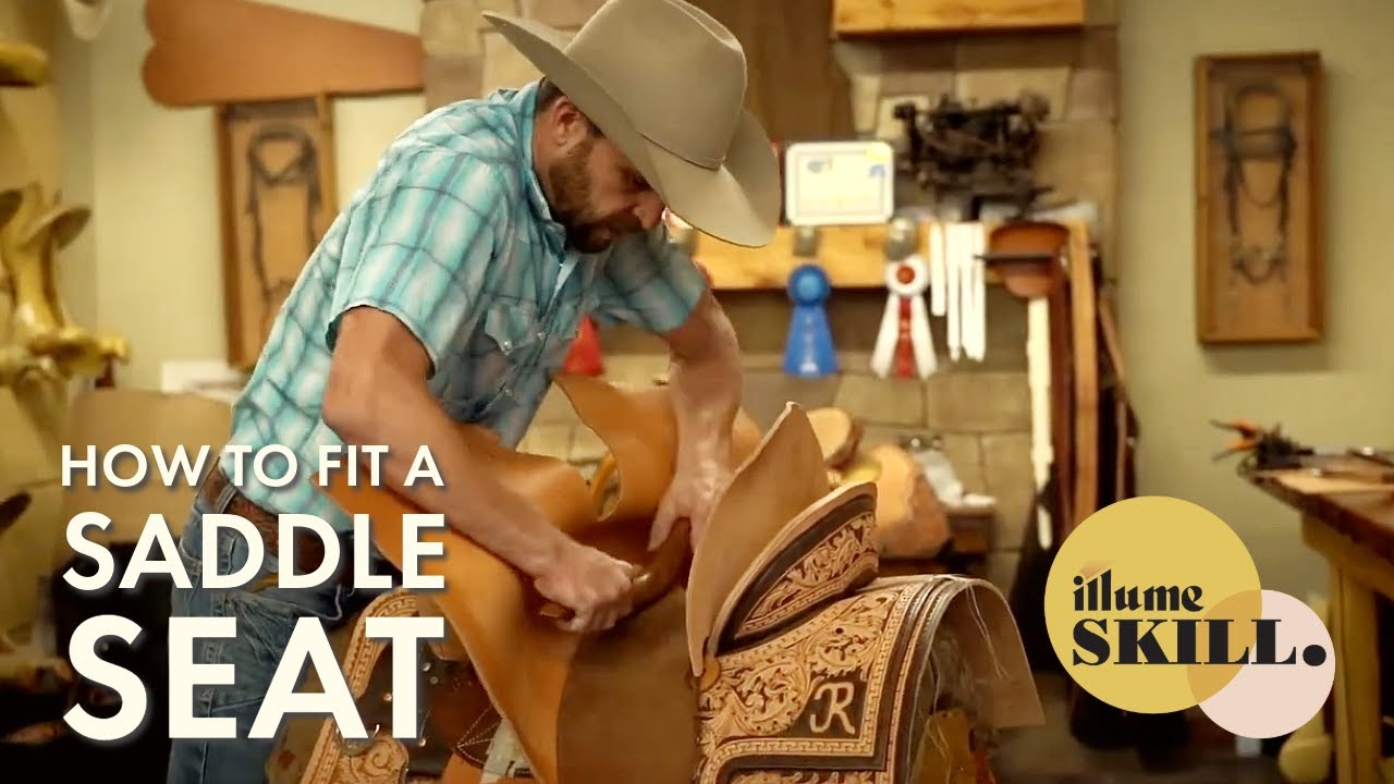 How To Fit a Saddle Seat #saddlemaking